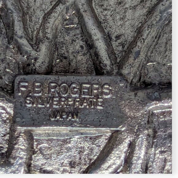 Vintage F.B. Rogers Silver Plated Mid-Century Trinket Box Made in Japan - Picture 9 of 14